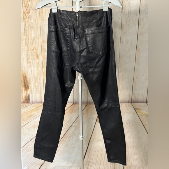 GAP 1969 Coated Always Skinny Skimmer Jeans, Back Zip, Sz 28 Inseam 29” - Picture 7 of 9